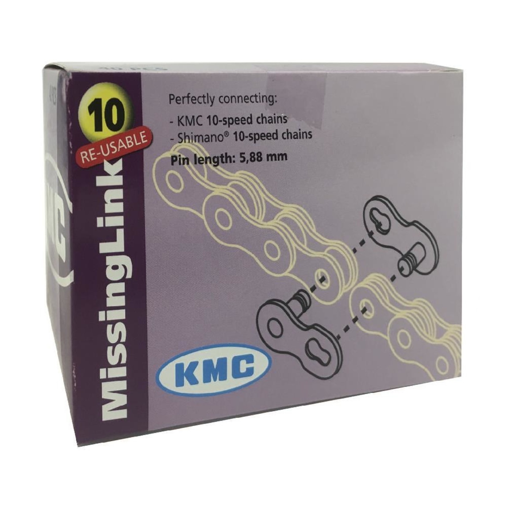 KMC Bike Chain Connecting Link 10 Speed Box St Kilda Cycles