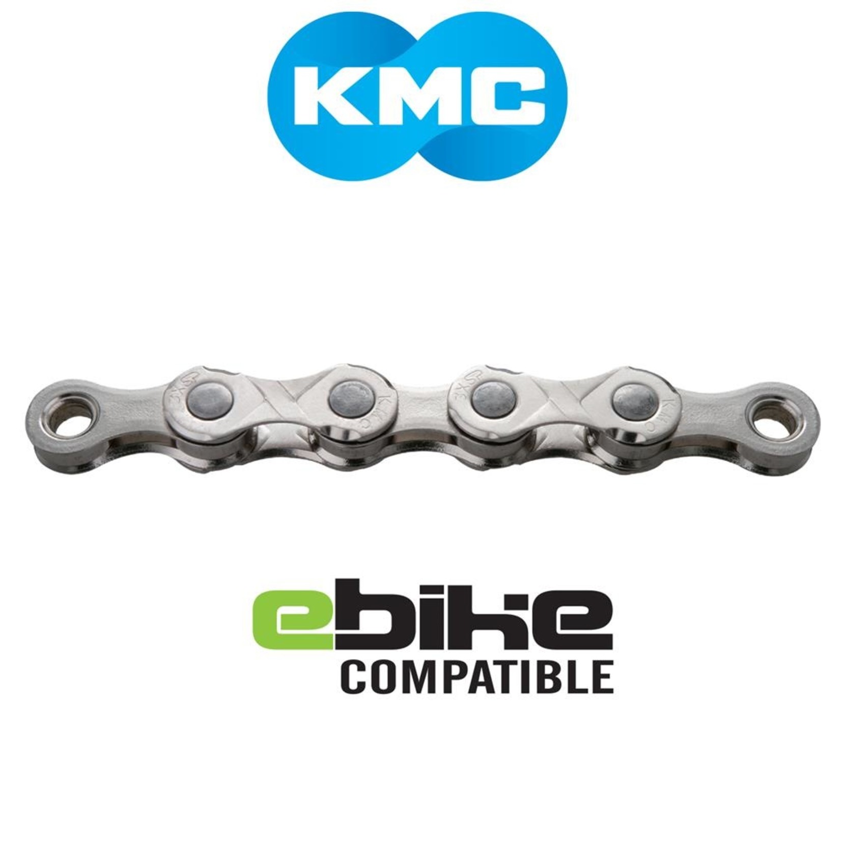 KMC KMC E-Bike Chain - E10 - X Series - 10 Speed Narrow - 1/2" x 11/128" - 122L
