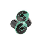 Lizard Skin Lizard Skins Bicycle Handlebar Plug LSBPCGR - Celeste Green