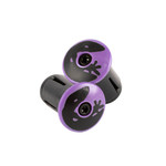 Lizard Skin Lizard Skins Bicycle Handlebar Plug LSBPVP - Violet Purple