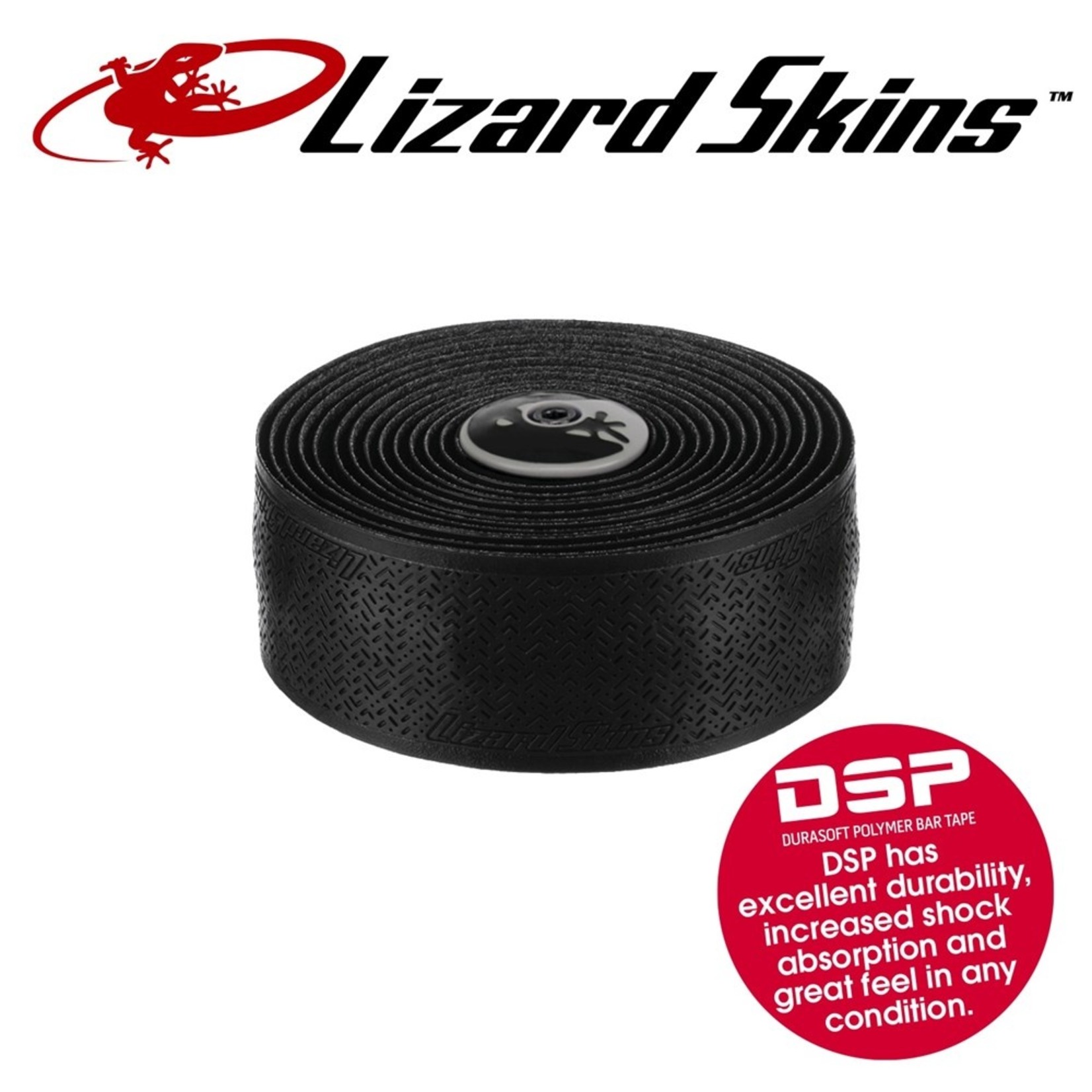 Lizard Skin Lizard Skins Handle Bar Tape - 1.8mm - Jet Black 208cm Length