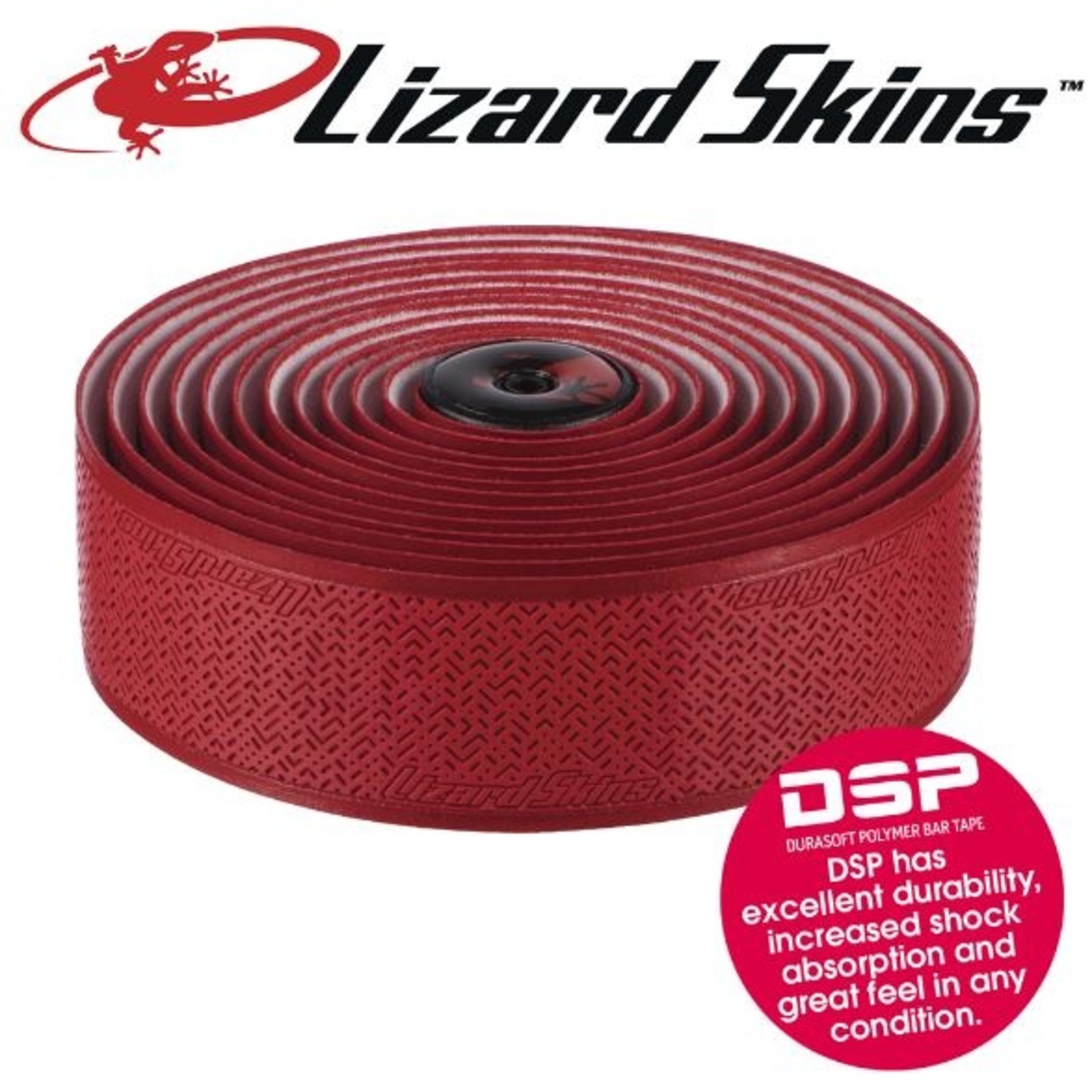 Lizard Skin Lizard Skins DSP Handle Bar Tape - 3.2mm - Crimson Red Length 208Cm