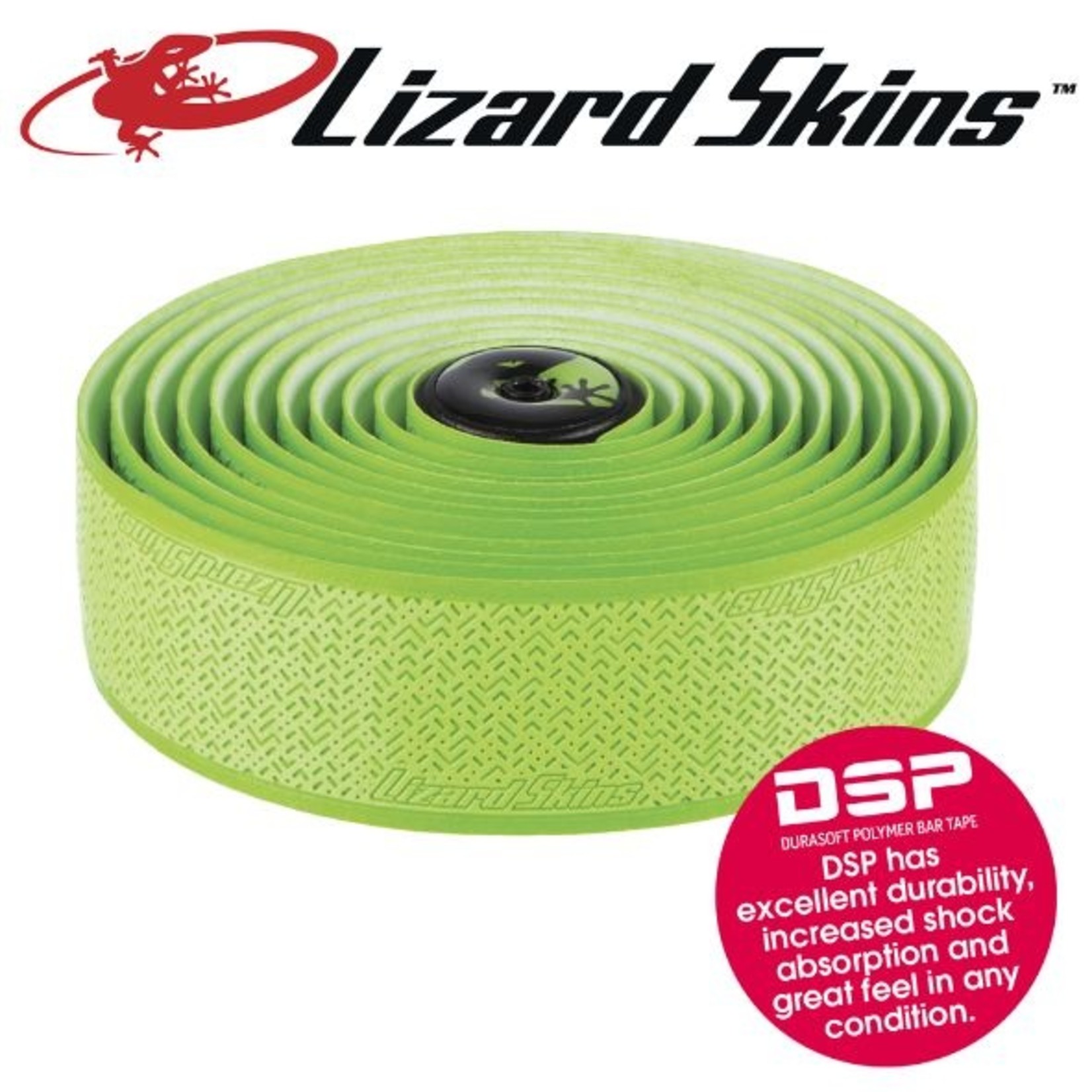 Lizard Skin Lizard Skins DSP Handle Bar Tape - 3.2mm - Hyper Green Length 208Cm 56g