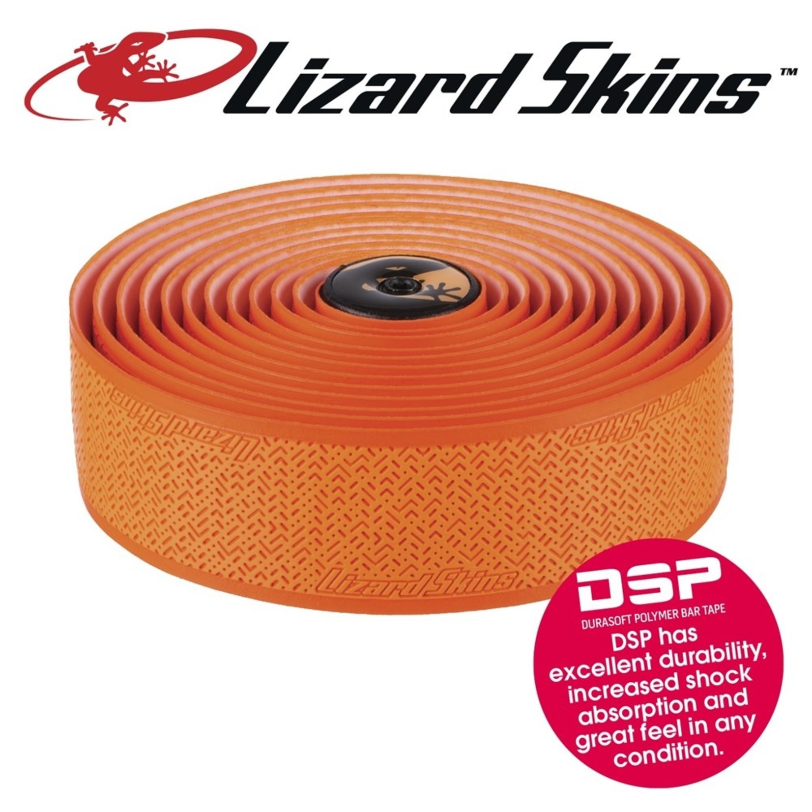 Lizard Skin Lizard Skins DSP Handle Bar Tape - 3.2mm - Tangerine Orange Length 208Cm 56g