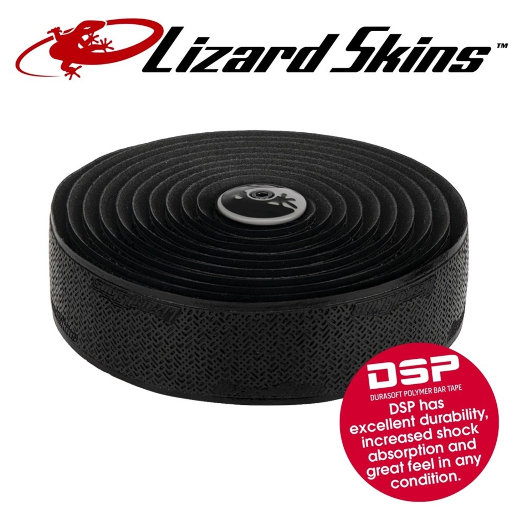 Lizard Skin Lizard Skins Bicycle Bar Tape - 4.6mm - Jet Black Length 231cm