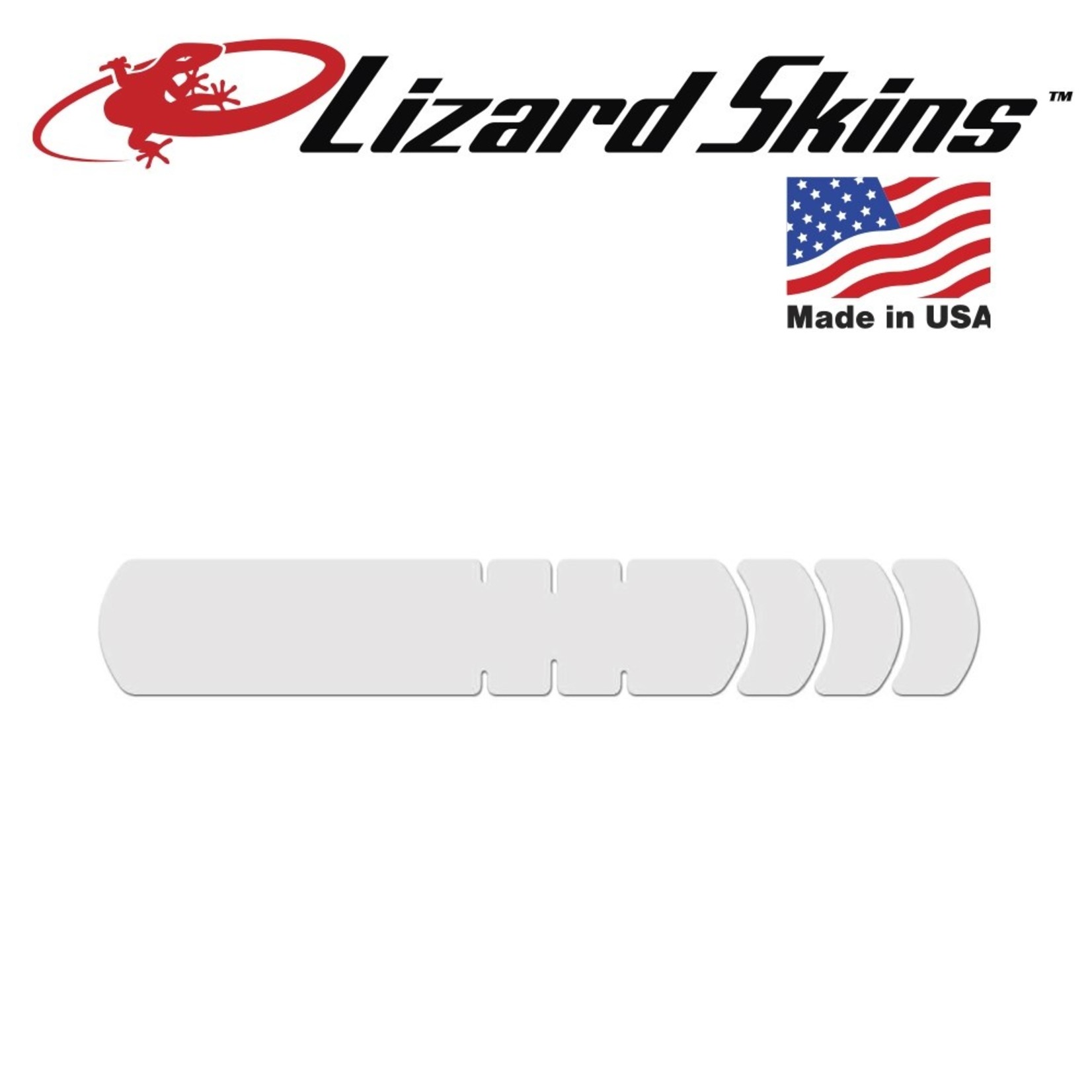 Lizard Skin Lizard Skins Bike Frame Protection Kit Large - 64mm X 305mm - Clear Matt