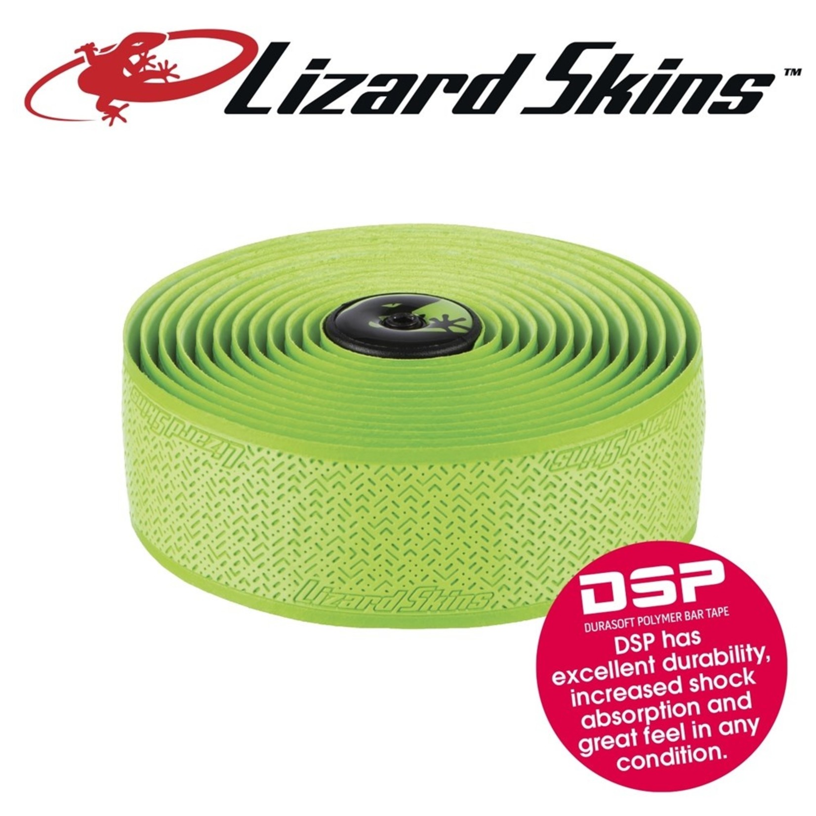Lizard Skin Lizard Skins DSP Handle Bar Tape - 2.5mm - Hyper Green Length 226Cm 78g