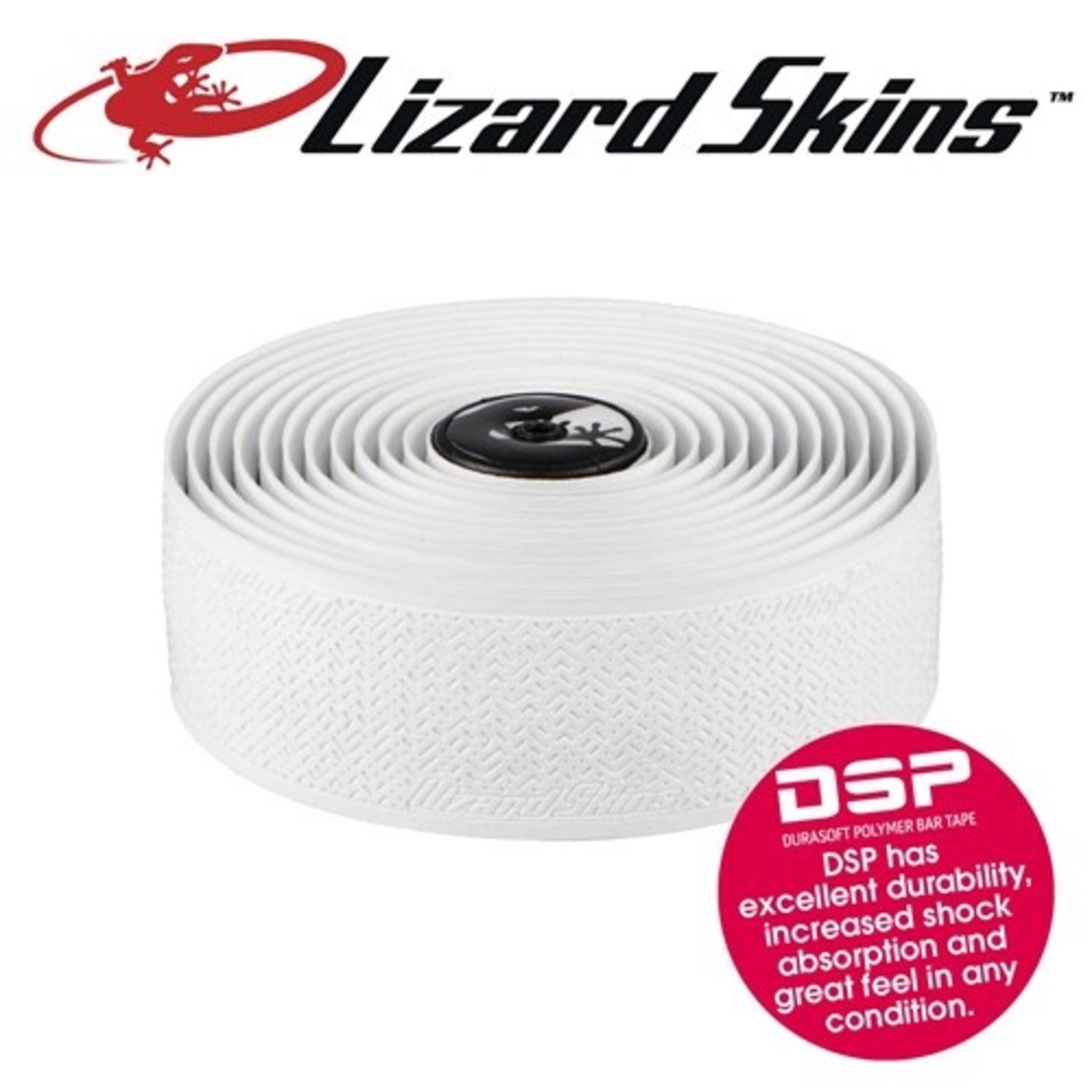 Lizard Skin Lizard Skins DSP Handle Bar Tape - 2.5mm - Diamond White Length 226Cm 78g