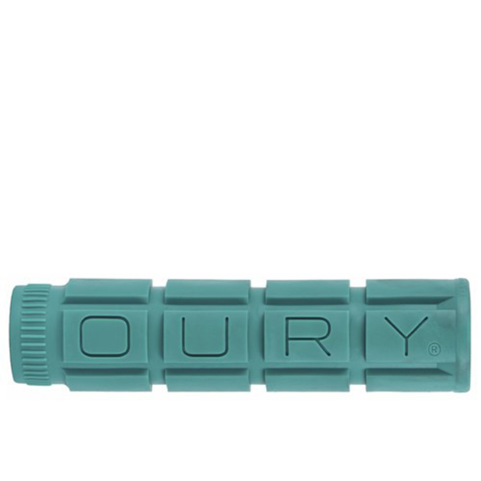 Oury Oury Single Compound Bike Handlebar Grips V2 - Anti-Vibration - 135mm - Teal