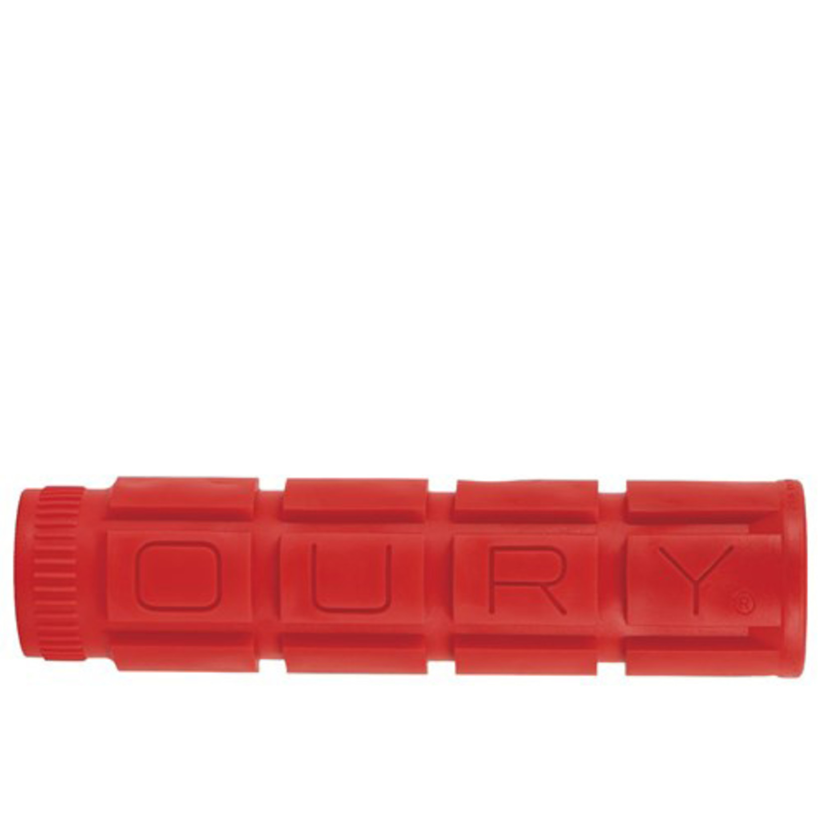 Oury Oury Single Compound Bike Handlebar Grips V2 - Anti-Vibration - 135mm - Red