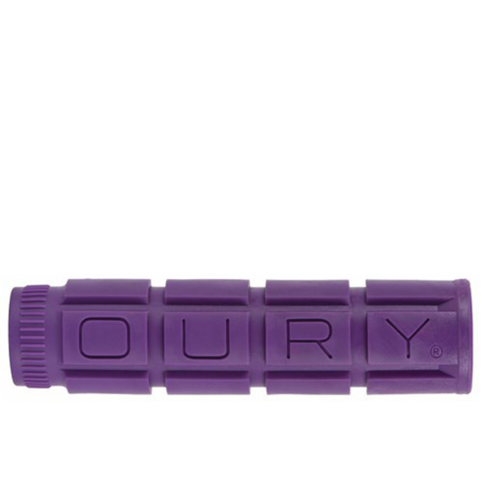 Oury Oury Single Compound Bike Handlebar Grips V2 - Anti-Vibration - 135mm - Purple