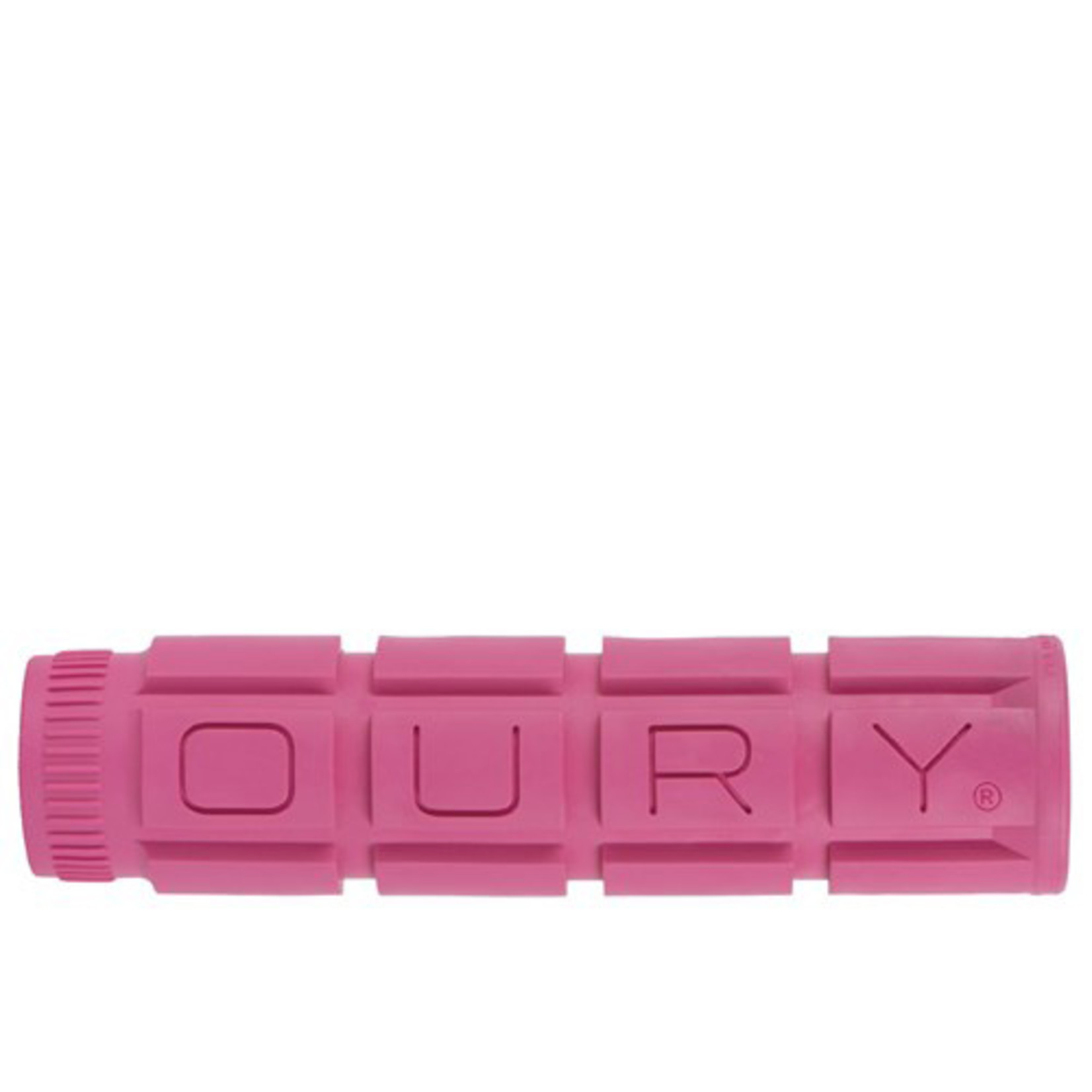 Oury Oury Single Compound Bike Handlebar Grips V2 - Anti-Vibration - 135mm - Pink