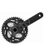 Sunrace Sunrace Bike/Cycling Crankset Alloy Outer Chainring - 48-36-26T - 175mm - Black