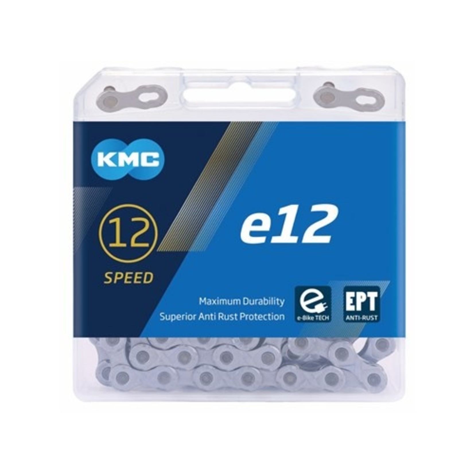 KMC KMC E-Bike Chain - E12 Turbo 12 Speed - 1/2" X 11/128" EPT Anti-Rust