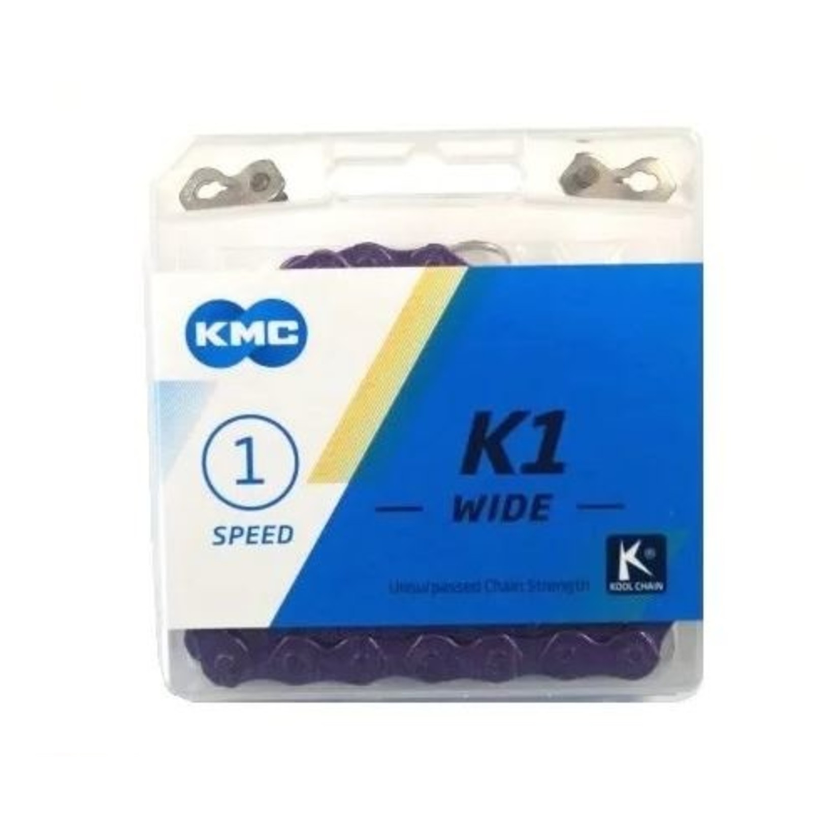 KMC KMC Bike Chain - K710 - Single Speed - 1/2 X 1/8" X 112 - Links - Purple