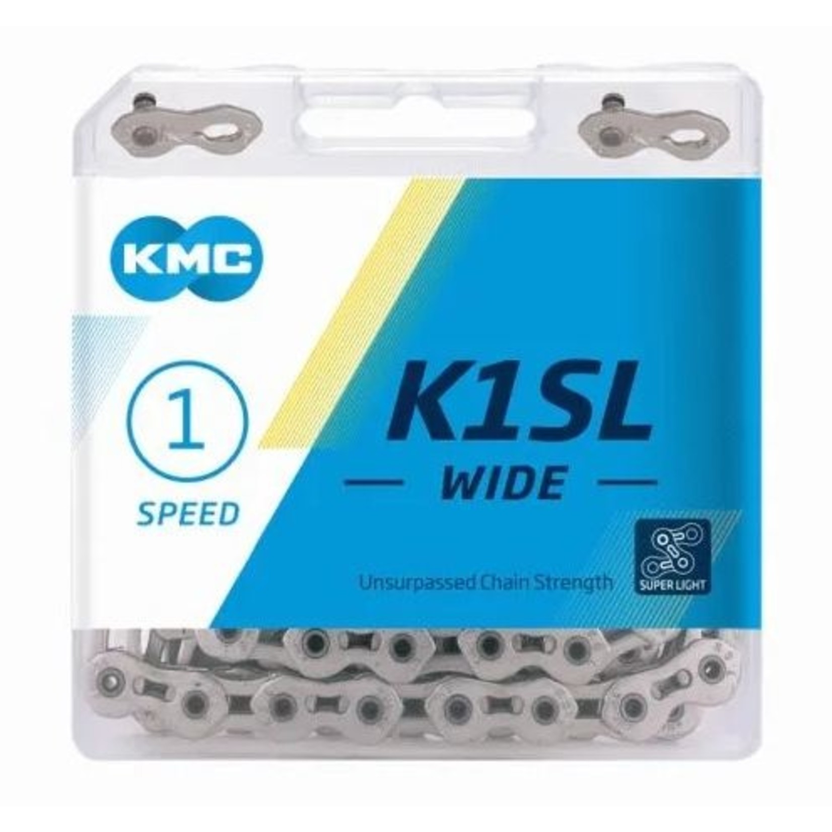 KMC KMC Bike Chain - K1Sl Wide - Single Speed - 1/2 X 1/8" X 112 - Links - Ti-N Gold
