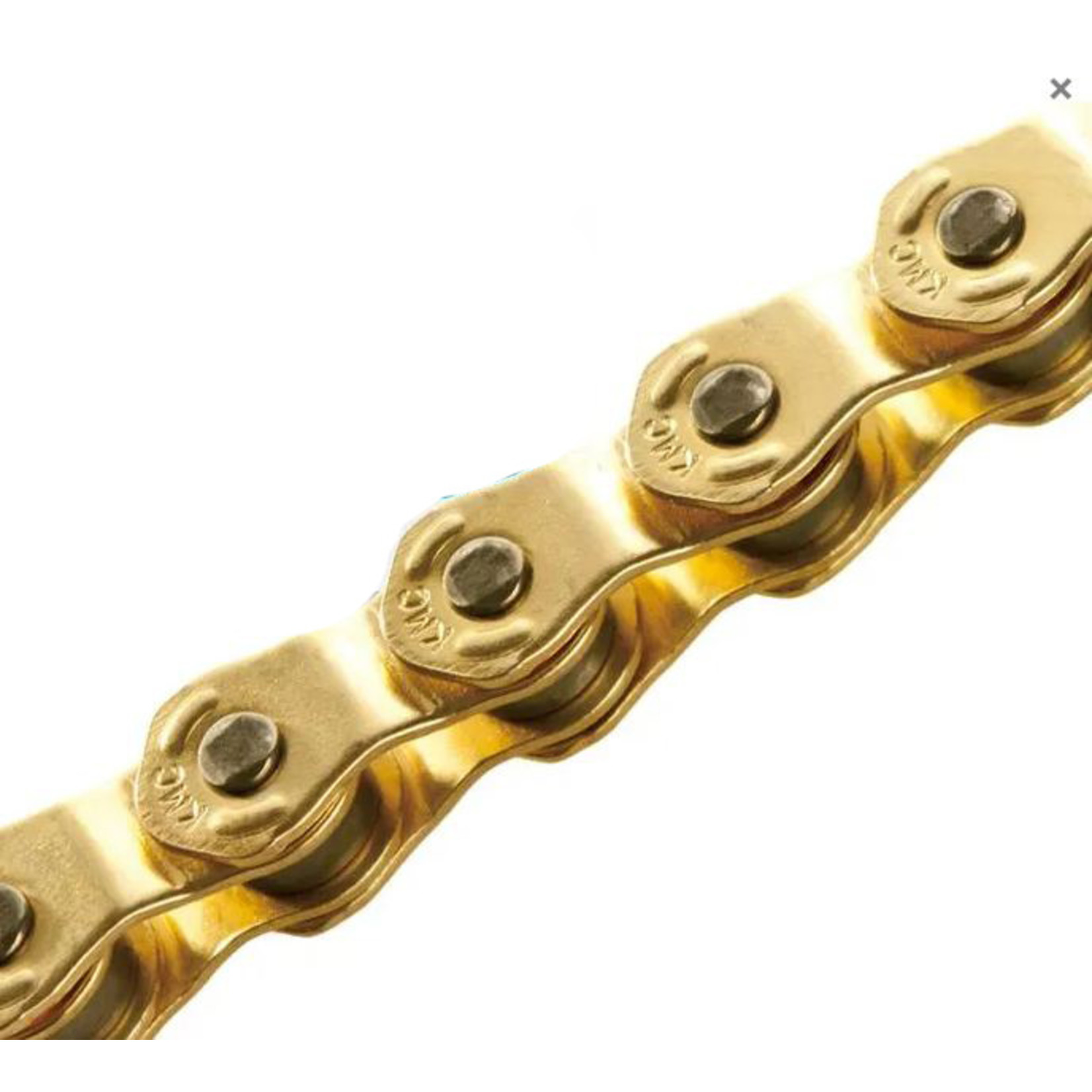 KMC KMC Bike Chain - Hl1 Wide - Single Speed - 1/2" X 1/8" X 112L - Gold