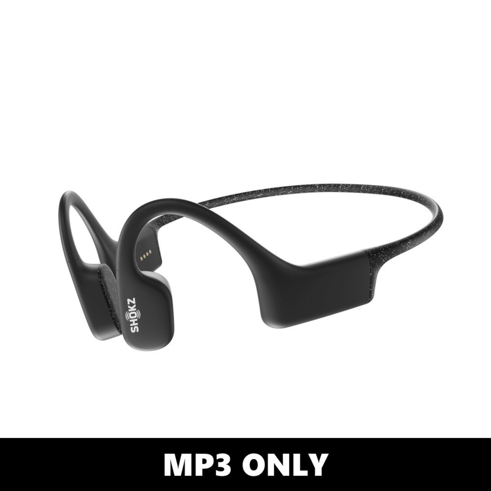 Shokz SHOKZ OpenSwim Bone Conducting Open-Ear MP3 Waterproof Headphones - Black