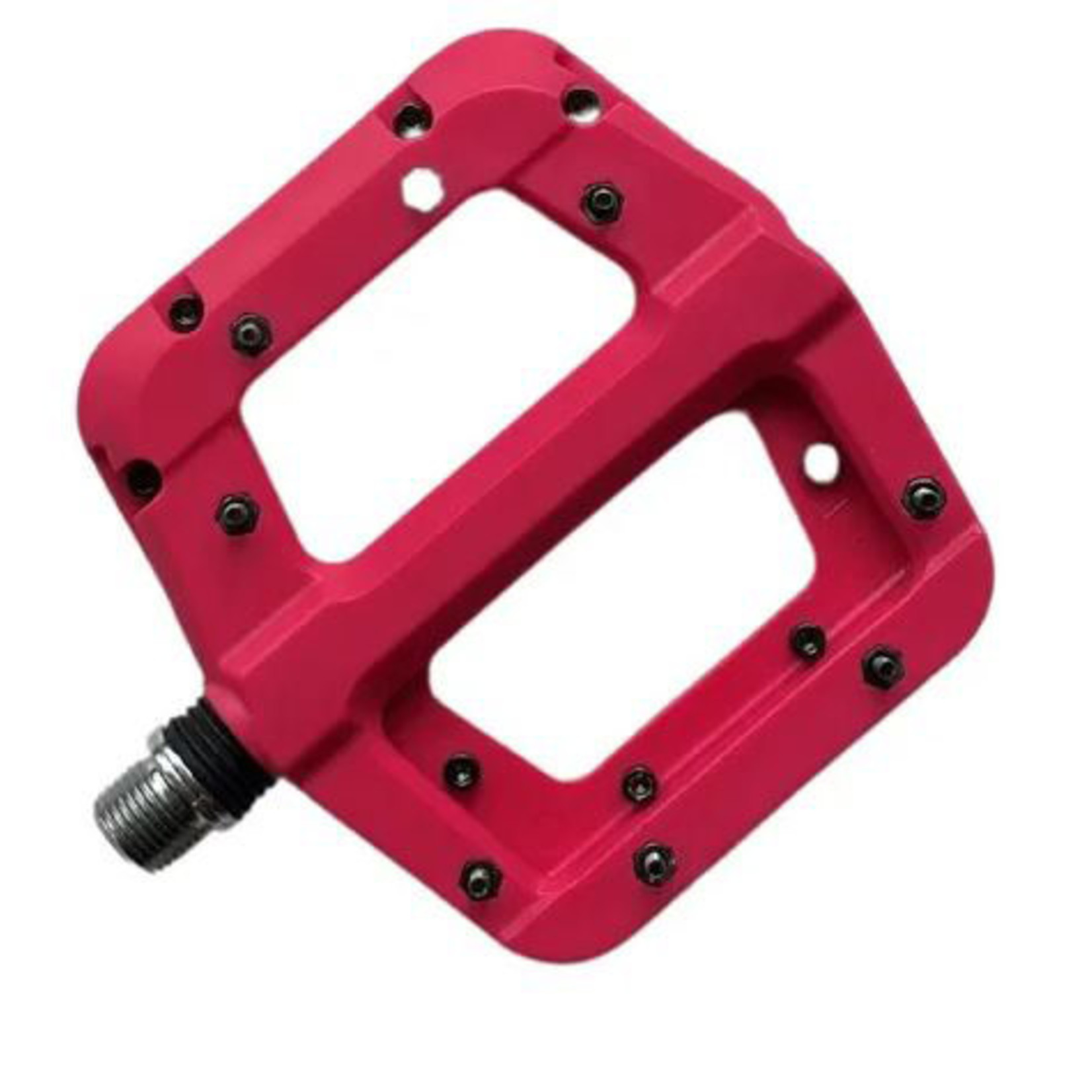 Bicycle Peddler Bare Pedals Nylon Sealed Bearing Bike Pedals - Red