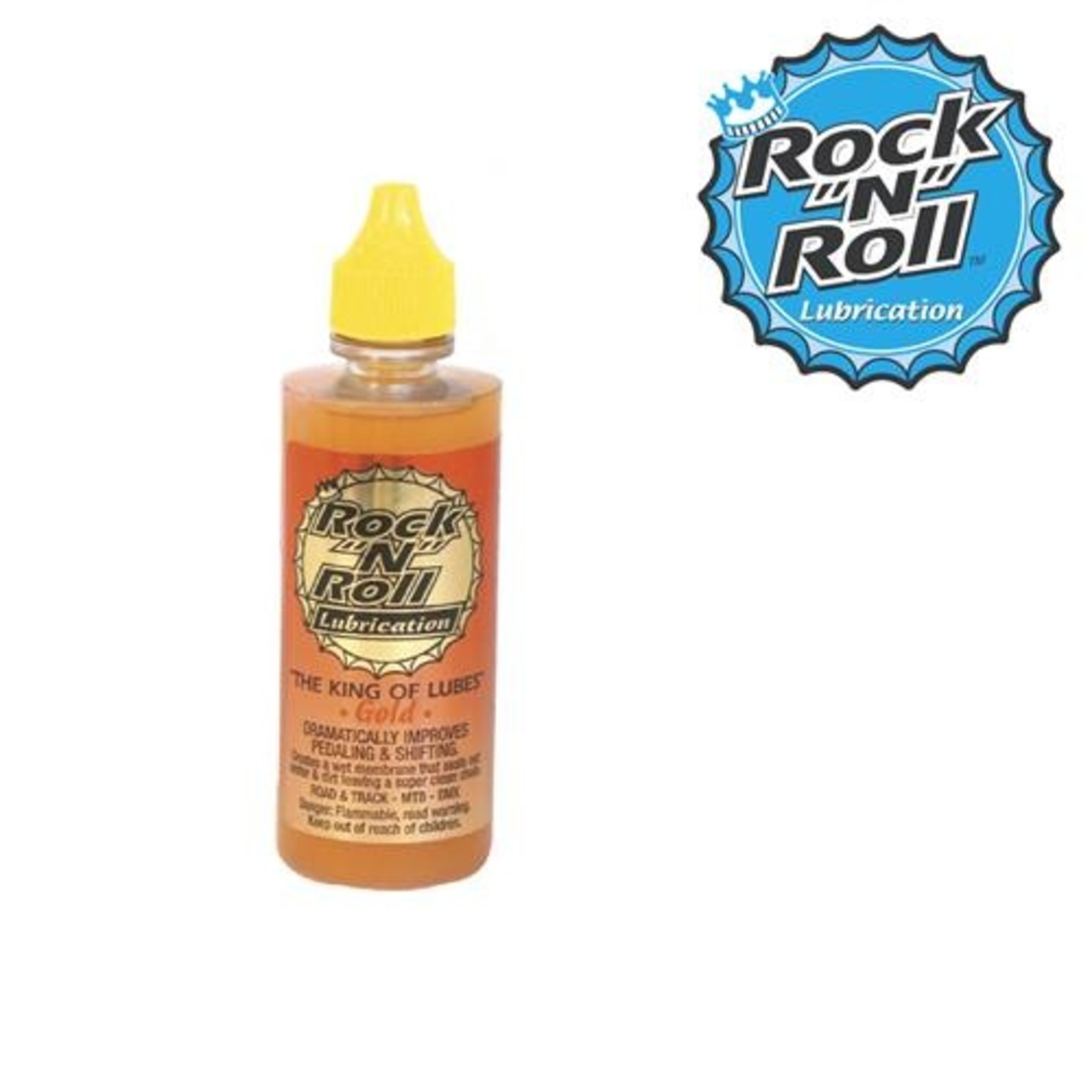 Rock N Roll Rock N Roll Bike/Cycling Chain Lube - Gold - 118ml - RNRG