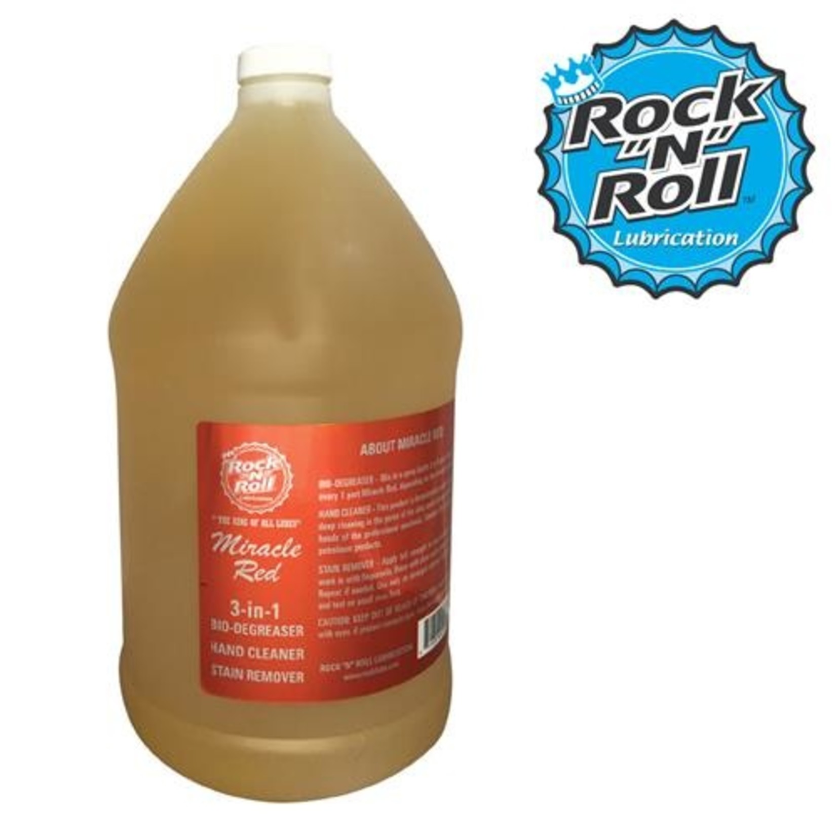Rock N Roll Rock N Roll Bike/Cycling Miracle Red - 3-In-1 - Bio Degreaser - 4.5litre