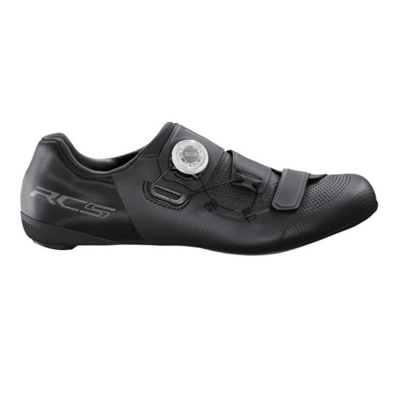 Shimano Shimano SH-RC502 Road Bike Cycling Shoes - Black Synthetic Leather Material