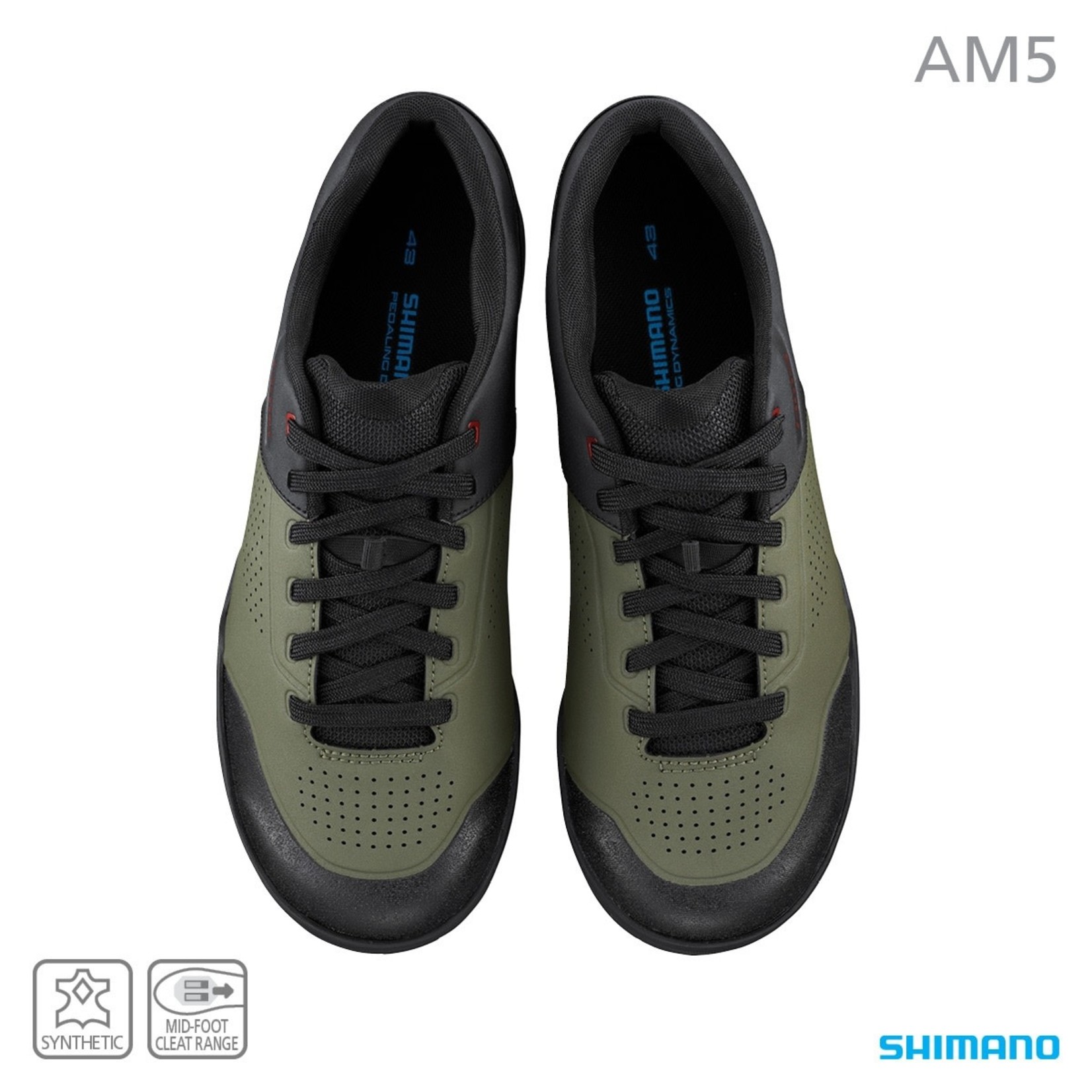 Shimano Shimano SH-AM503 Freeride Shoes - Olive - Size 45