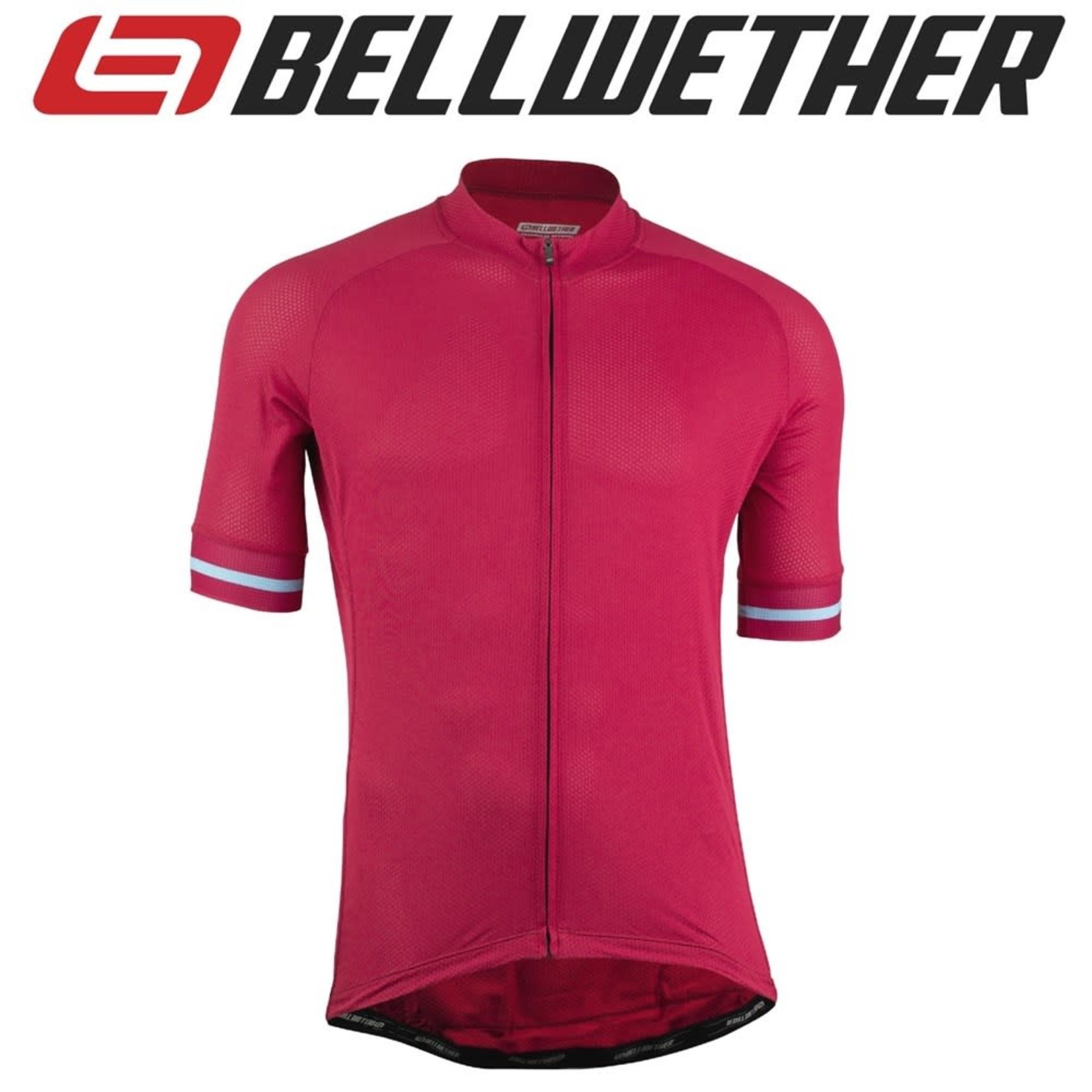 Bellwether Bellwether Men's Flight Jersey - Burgundy Fabric: Nano-vent ™,Tectra-lite™