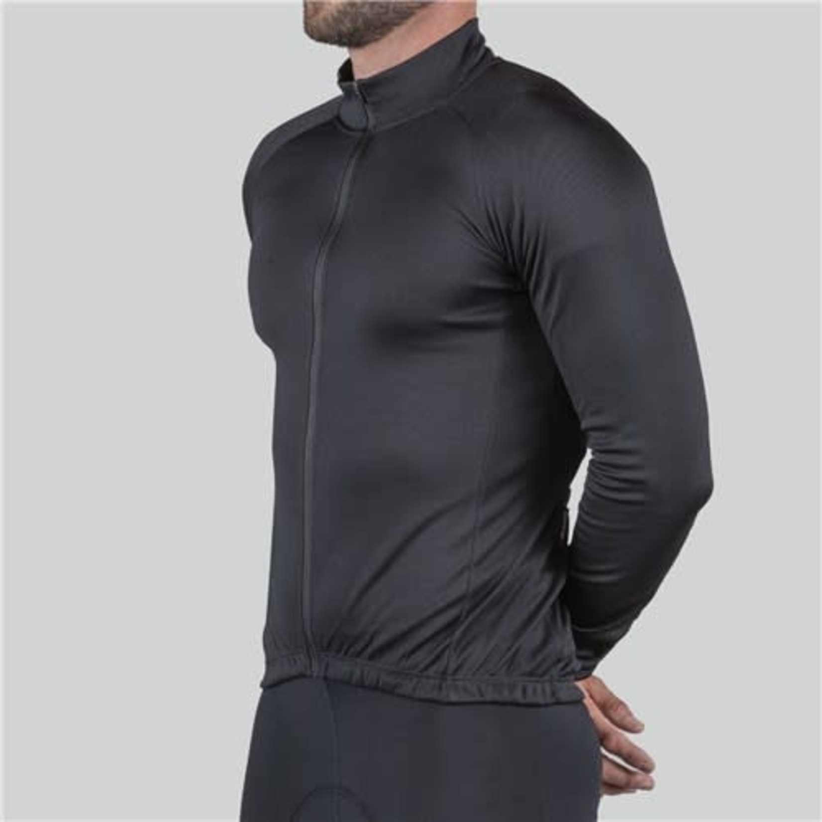 Bellwether Bellwether Thermal Draft Men's Semi-Fitted Long Sleeve Jersey - Black