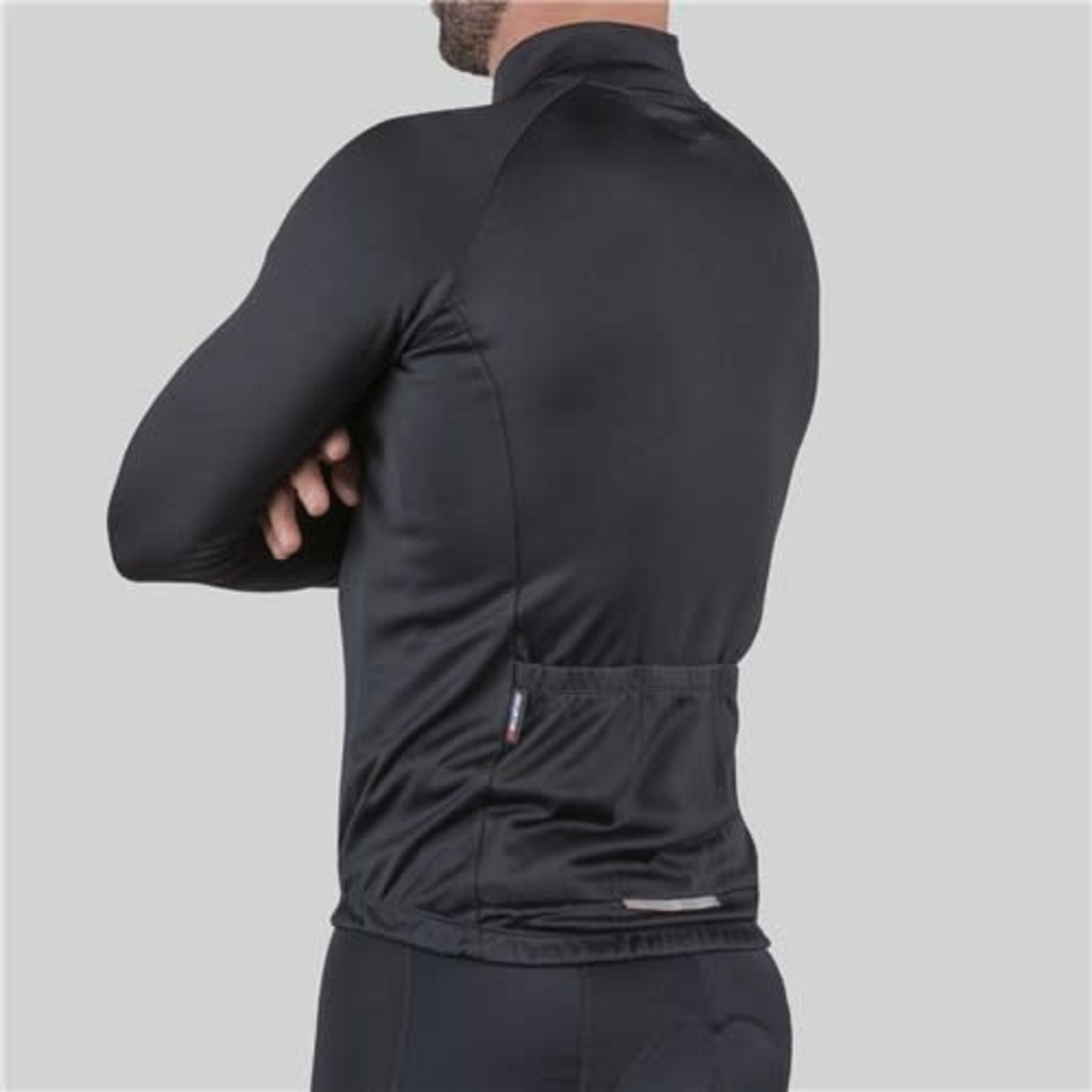 Bellwether Bellwether Thermal Draft Men's Semi-Fitted Long Sleeve Jersey - Black