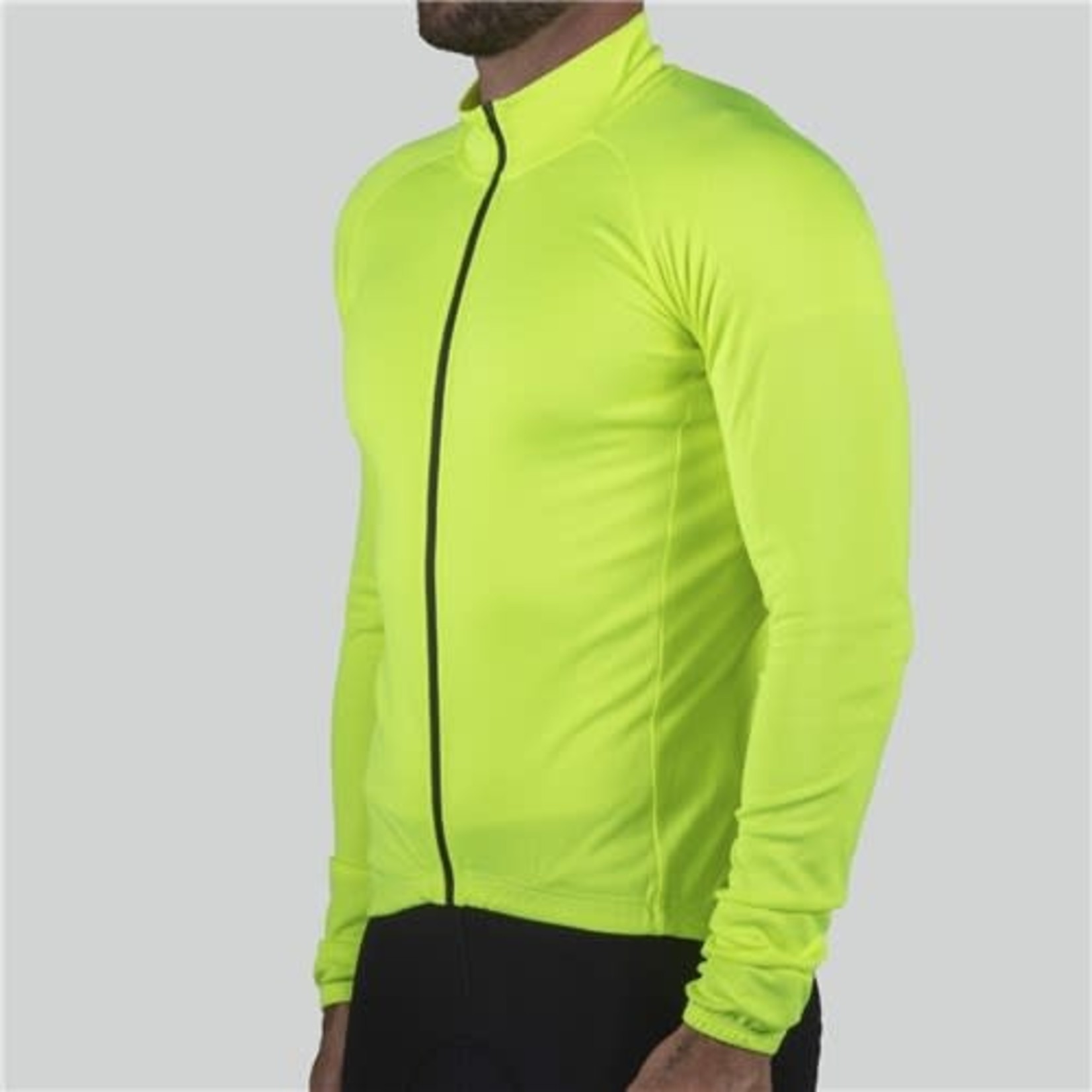 Bellwether Bellwether Thermal Draft Men's Semi-Fitted Long Sleeve Jersey - Hi-Vis