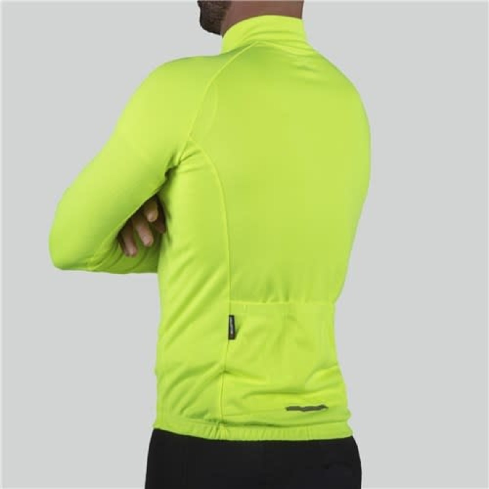 Bellwether Bellwether Thermal Draft Men's Semi-Fitted Long Sleeve Jersey - Hi-Vis