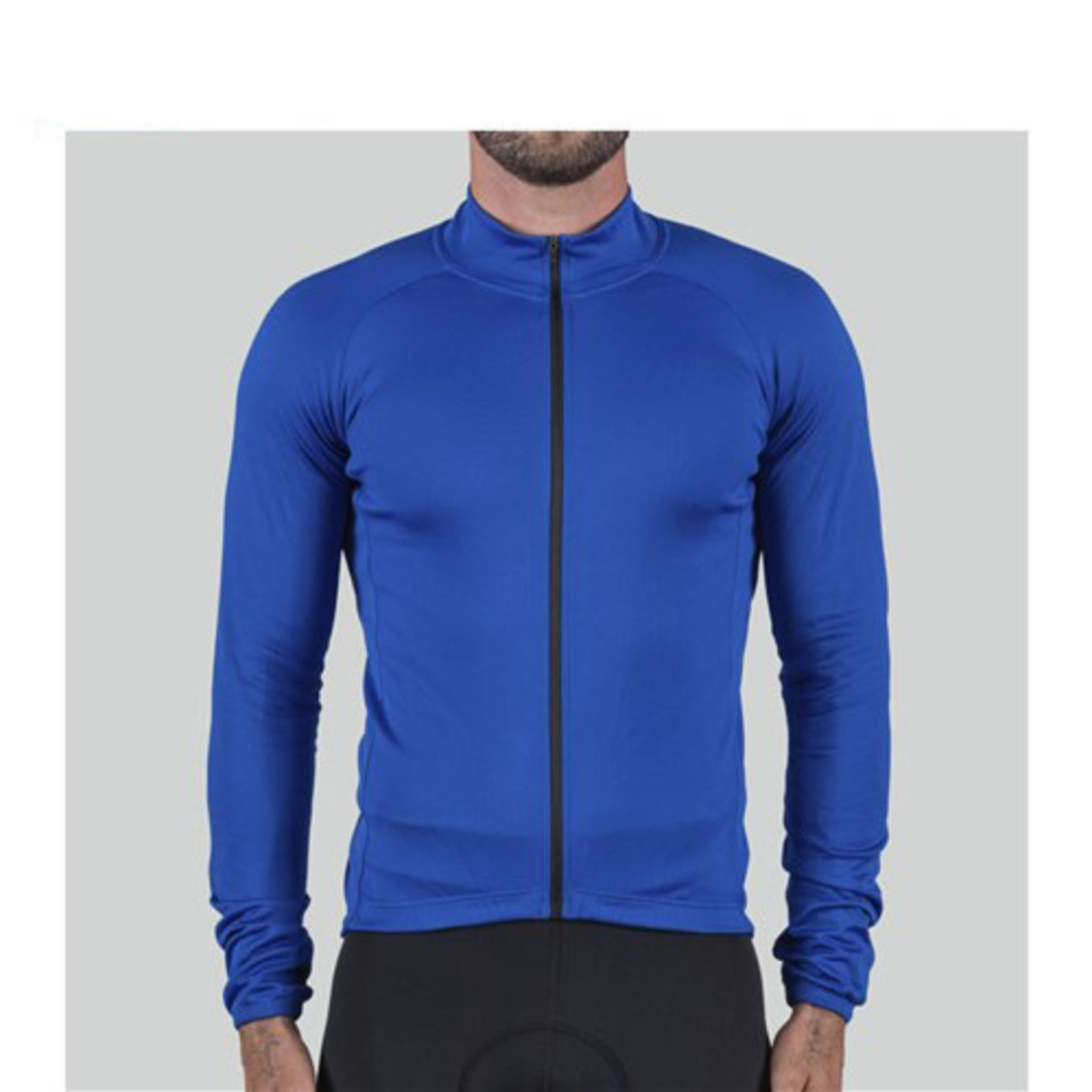 Bellwether Bellwether Thermal Draft Men's Semi-Fitted Long Sleeve Jersey - Royal
