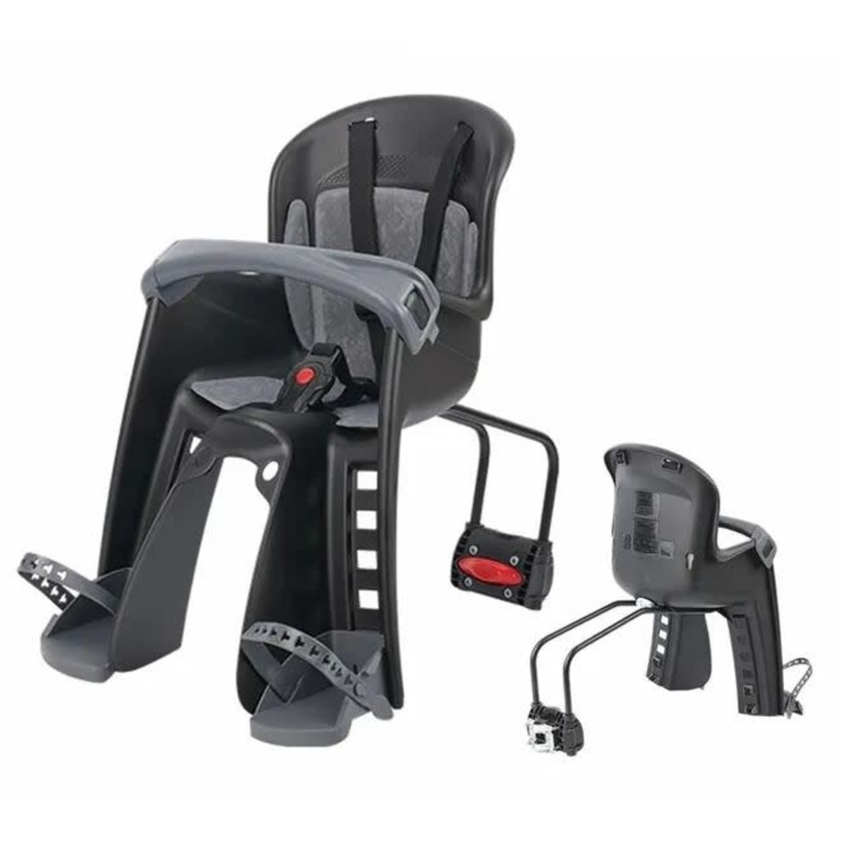 Polisport Polisport Bike/Cycling Baby Carrier Seat - Junior Front Mounting - Black/Grey