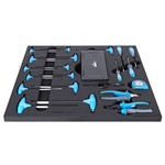 unior Unior Tray General Tools - QTY 22 Tools In Total - Workshop Starter Set 628624