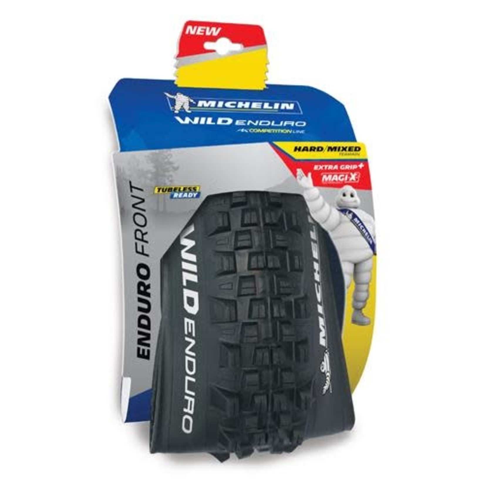 Michelin Michelin Bike Tyre - Wild Enduro Front Magi-X2 - 27.5" X 2.4" - Foldable - Pair