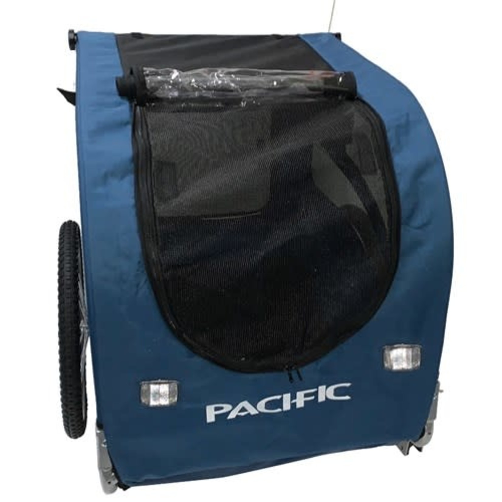 pacific Pacific Bike/Cycling Universal Hitch Fits - 24"-28" Bikes Pet Trailer - Large