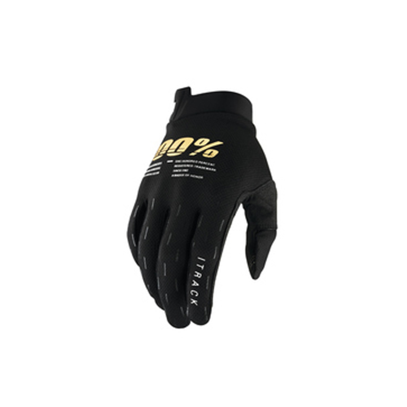 100 Percent 100% Itrack Youth Cycling Glove - Black