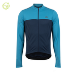 Pearl Izumi Pearl Izumi Quest Long Sleeve Jersey - Navy Lagoon Transfer Stretch Fabric