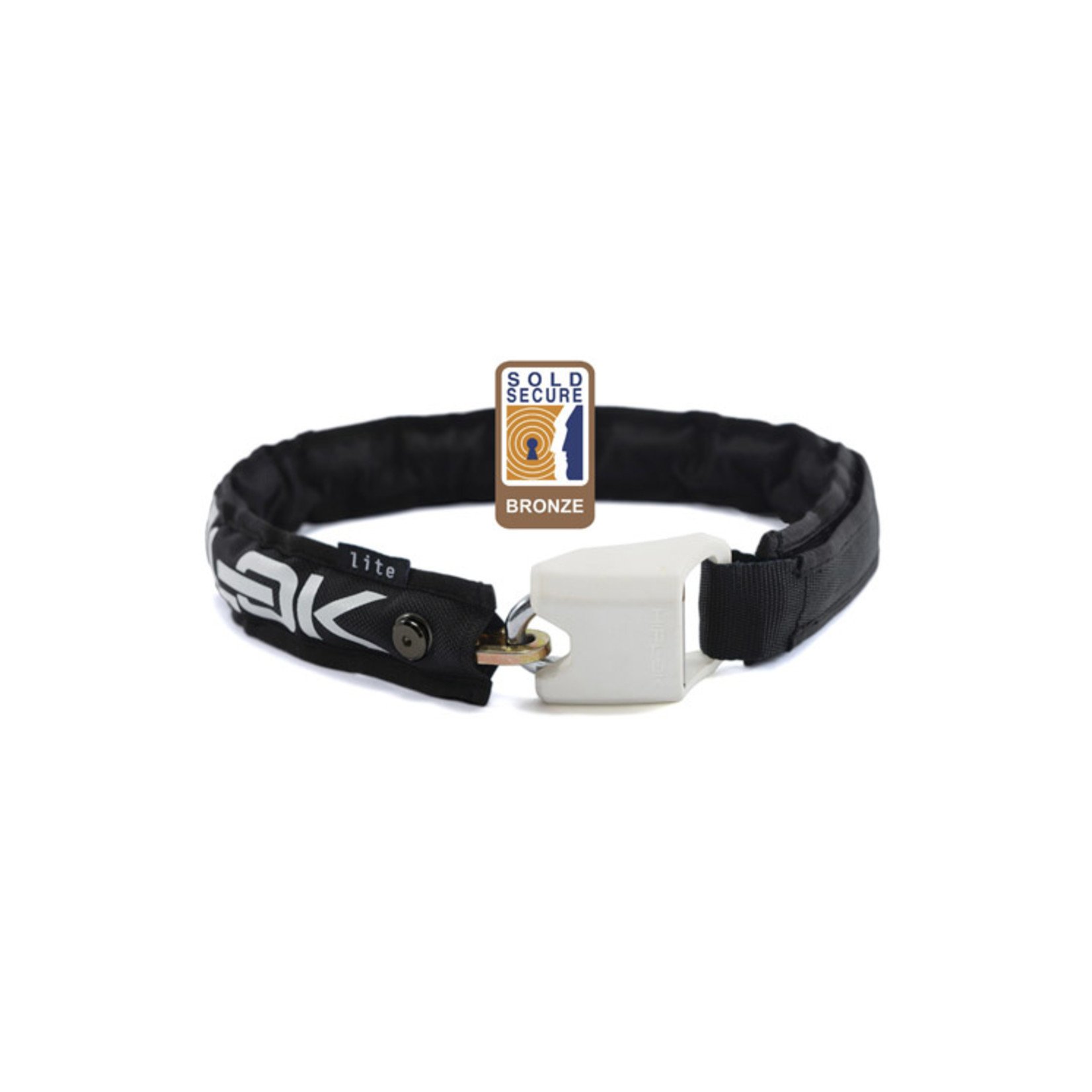 hiplok Hiplok Lite High Security Wearable Chain Lock - Black/White Lifetime Warranty