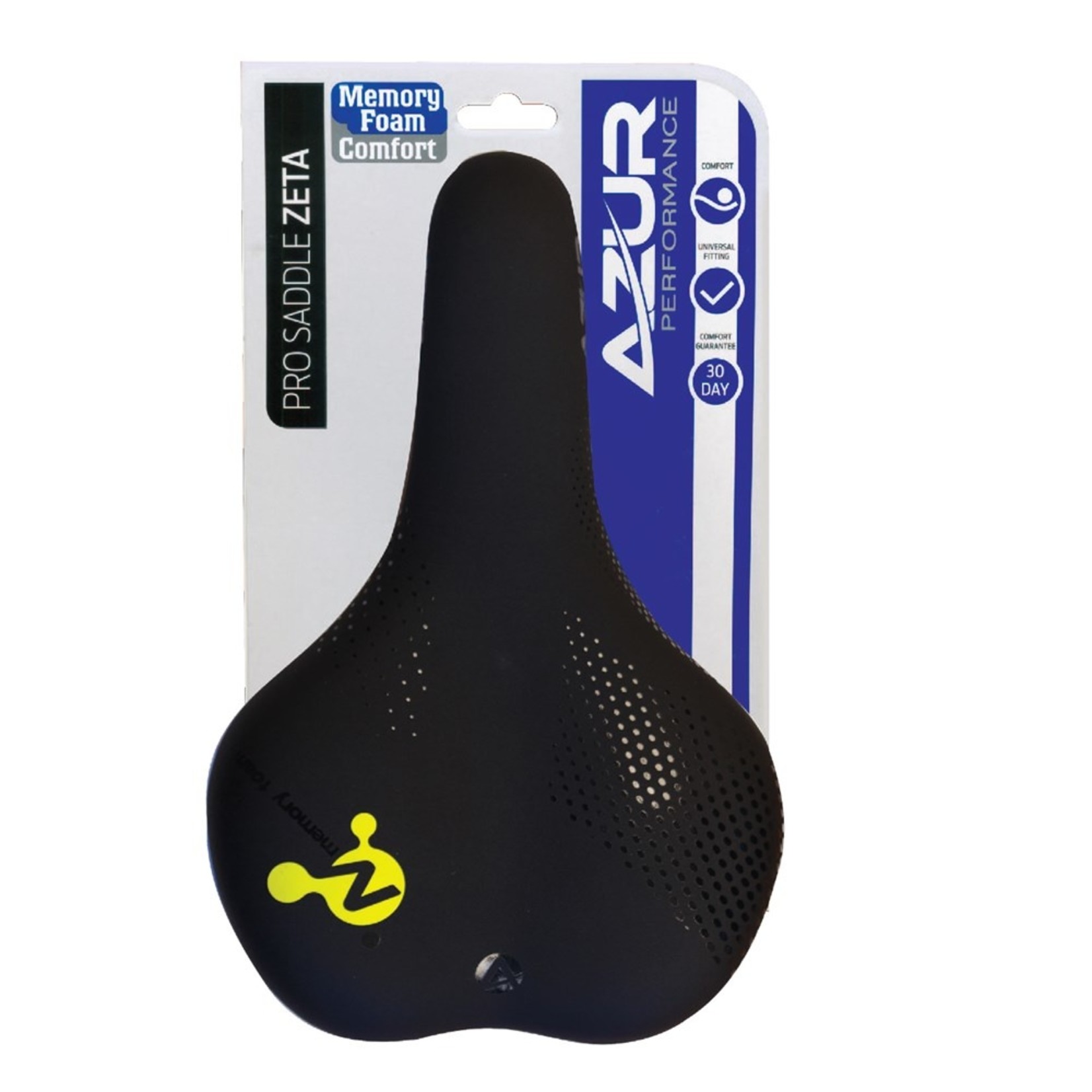 Azur Azur Bike/Cycling Saddle Pro Range Seat - Zeta Memory Foam Seat