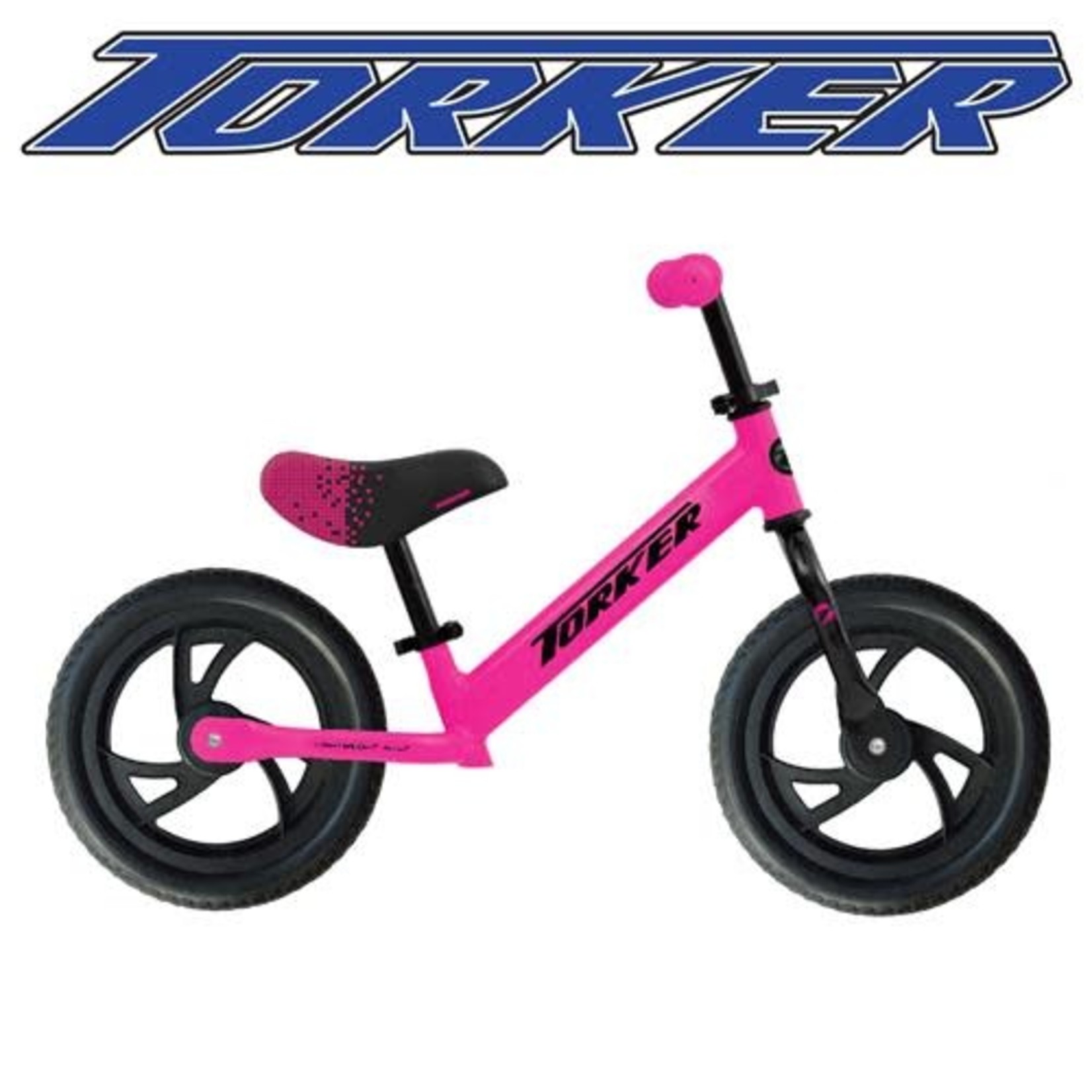Torker Torker Kid Balance Bike Wheels Suit Children 18 Months-5 Years - Pink With Black