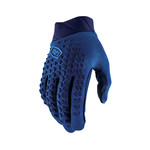 100 Percent 100% Geomatic Bike Cycling Gloves - Slate Blue Silicone Print On Fingers