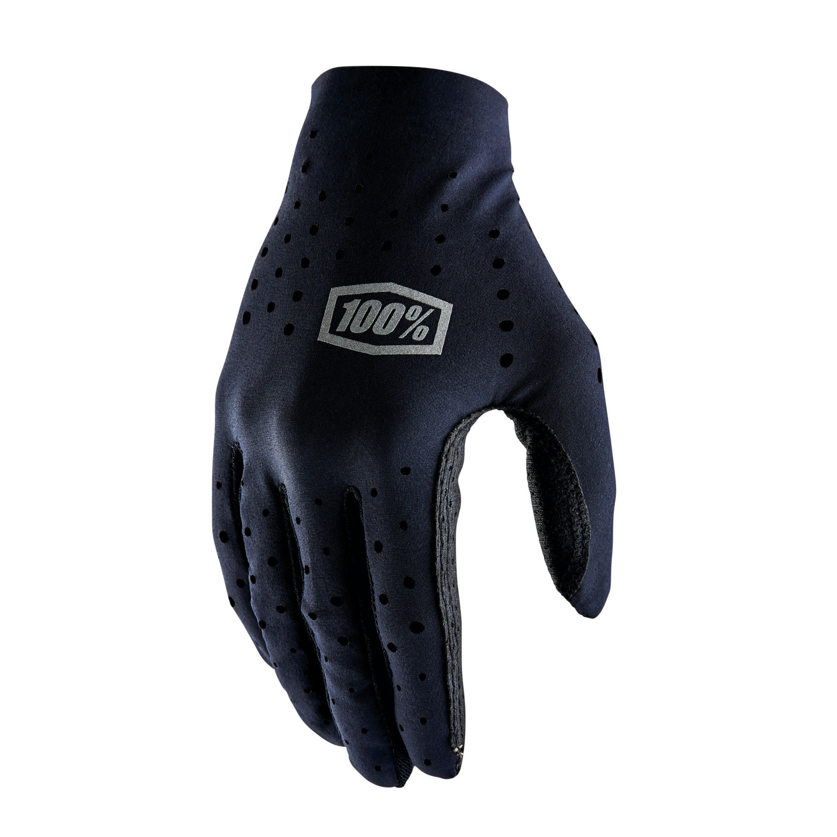 100 Percent 100% Sling Womens Cycling Gloves-Black Ultra-Lightweight 4-Way Stretch Woven