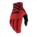 100 Percent 100% Celium Bike Cycling Adjustable TPR Gloves Racer - Red