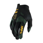 100 Percent 100% Itrack Bike Cycling Gloves Sentinel - Black Silicone Printed Palm