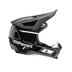 100 Percent 100% Aircraft 2 Carbon Fiber Shell Full Face Downhill Bike Helmet - Black/White