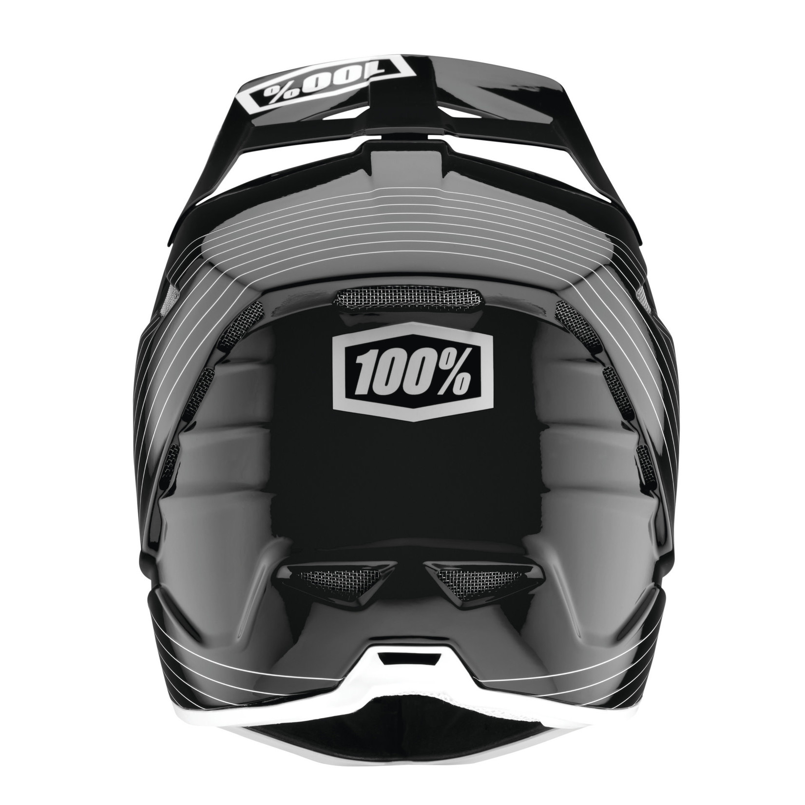 100 Percent 100% Aircraft Premier Fiberglass Composite Downhill MTB Bike Helmet - Silo