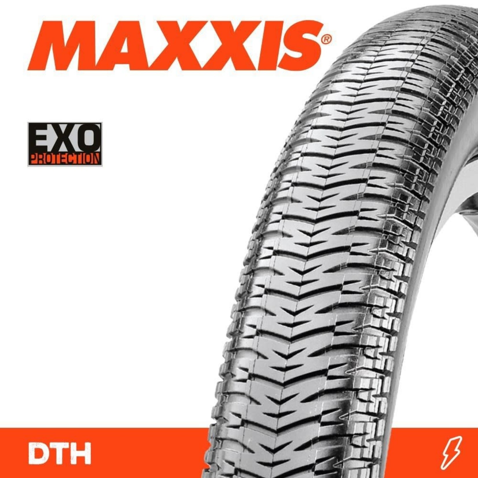 Maxxis Maxxis DTH Bike Tyre - 20 X 2.20 - EXO - Folding - 120TPI - Pair
