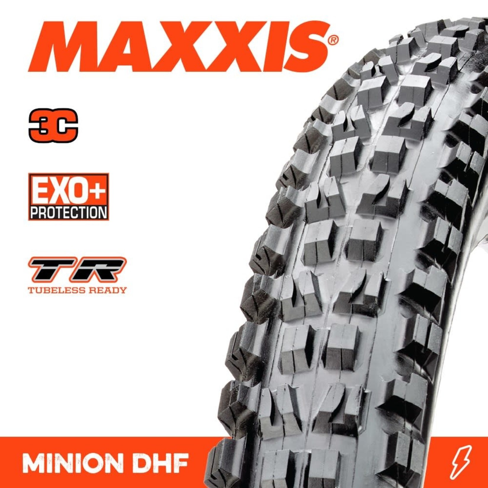 Maxxis Maxxis Minion DHR II Tyre - 29 X 2.40 - WT 3C Grip EXO+ TR Folding 60TPI - Pair